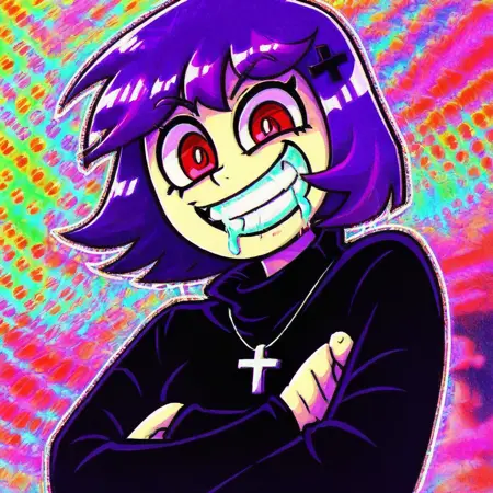 Bright/Colorful/weirdcore/eyestrain/vibrant style - by gisa
