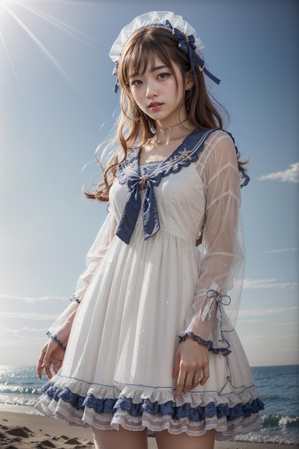 【浅海星辰】Dress No.11 White Dress image by feetie