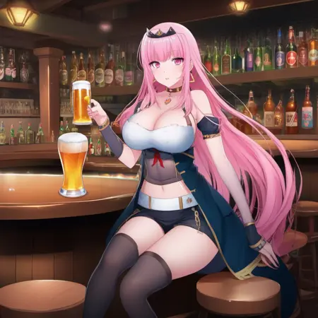 Mori Calliope - SDXL Realistic & Anime