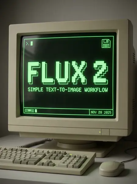 Flux 2  — Simple Text-to-Image Workflow  |  ComfyUI