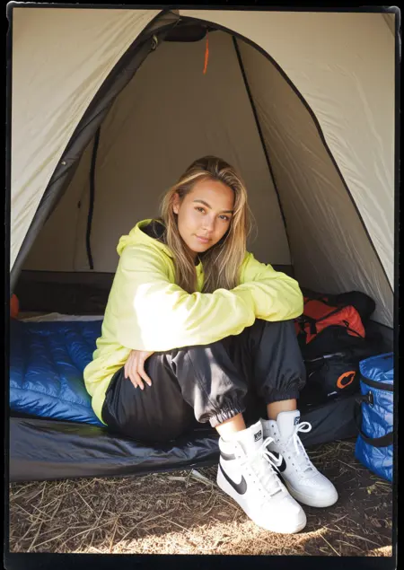 Gone Camping - In a Tent