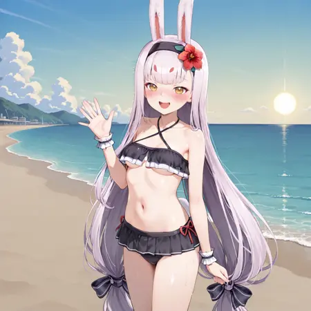 Shimakaze (swimsuit) Azur Lane - Illustriuos