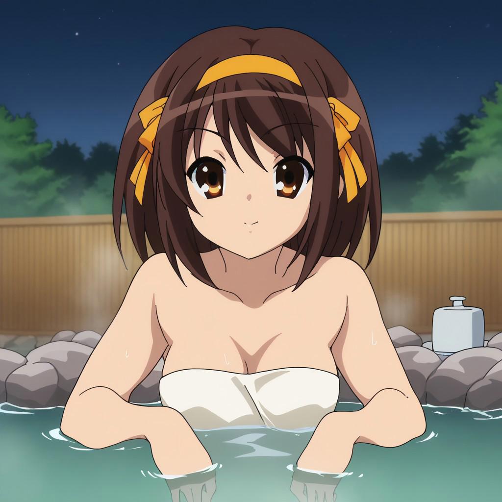 Haruhi Suzumiya, solo, onsen