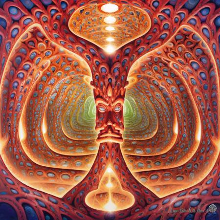 Alex Grey style art (SD 1.5) - v1.0 | Stable Diffusion LoRA | Civitai