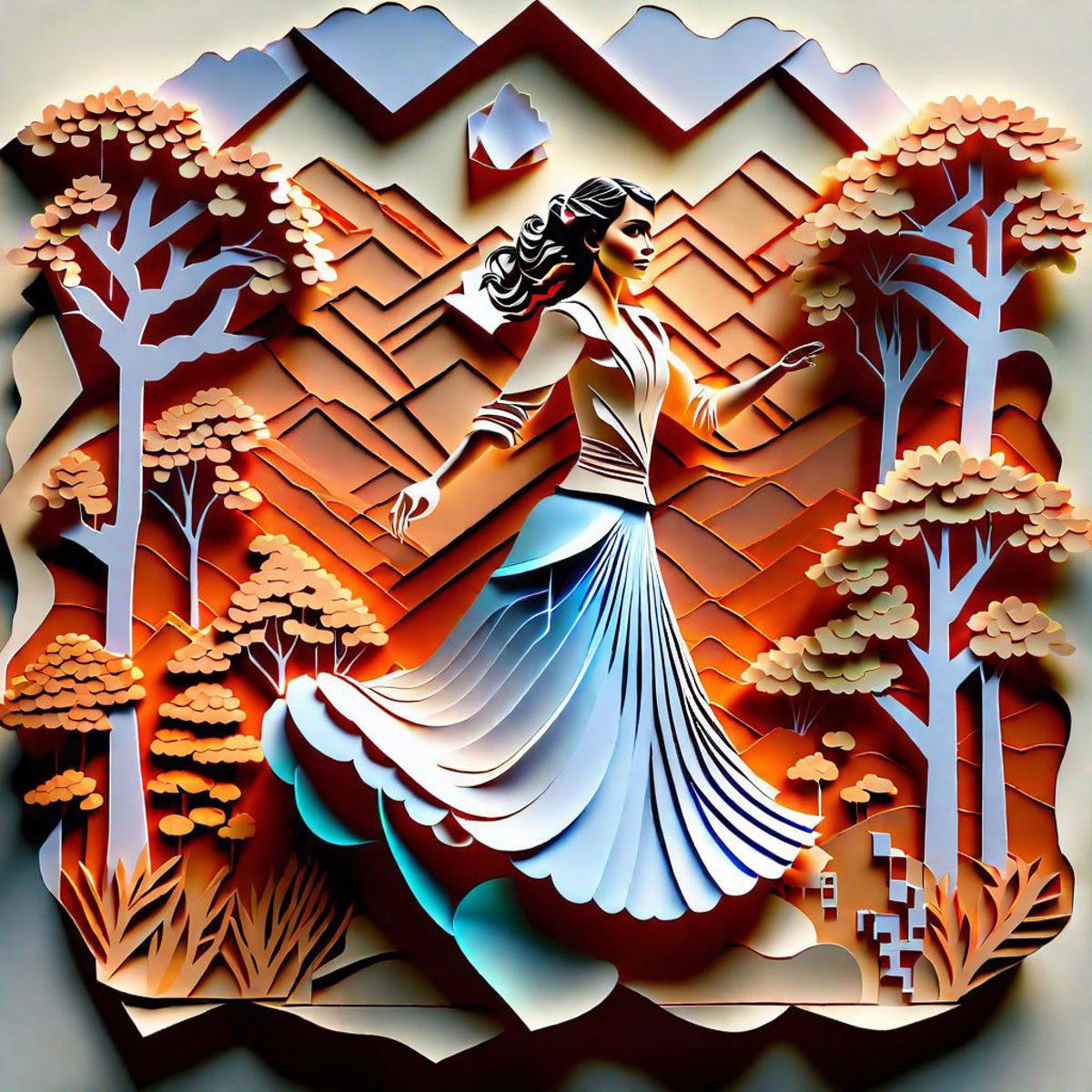 Kirigami - Paper Cut (SDXL) image by martineschoyez