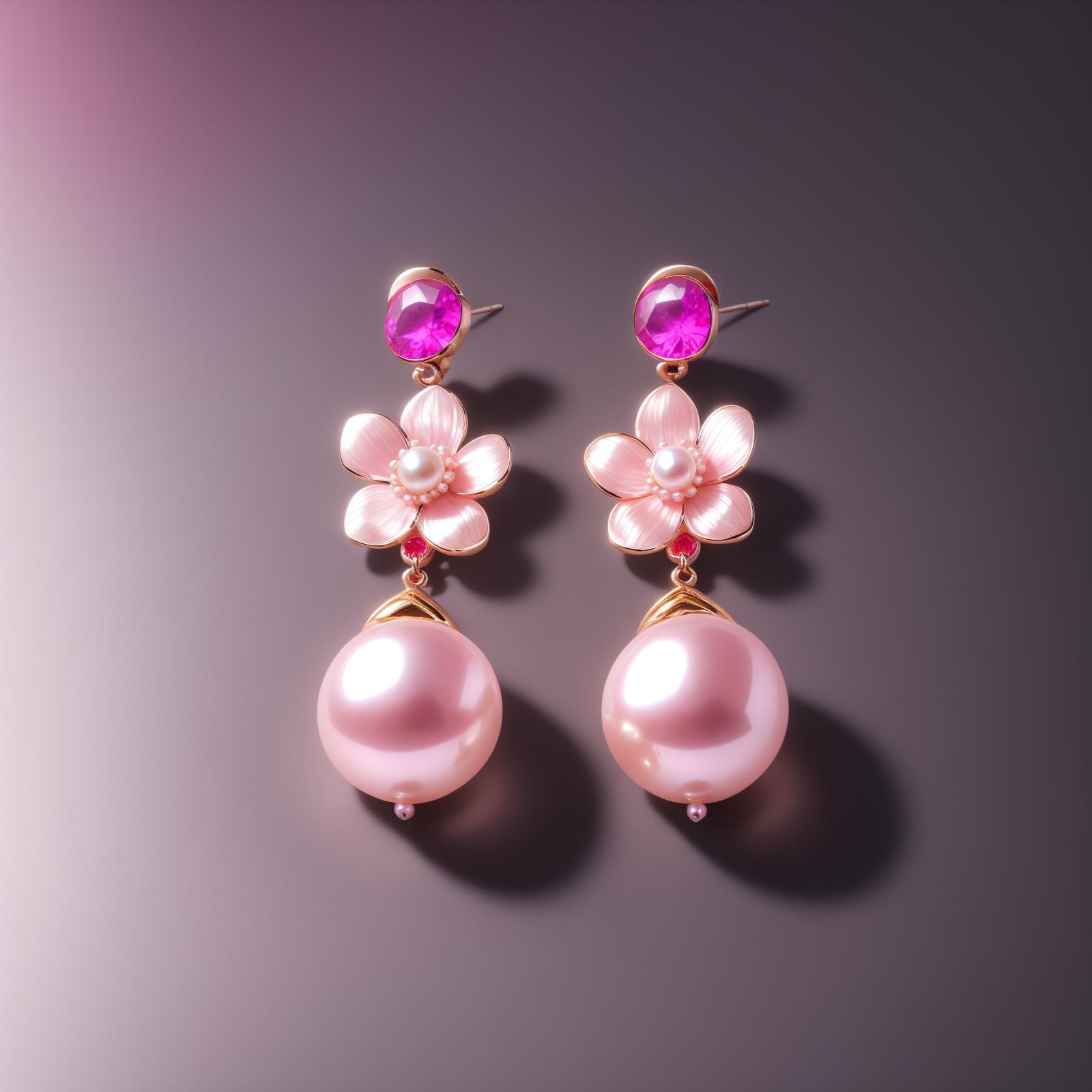 pearl earrings lora - 珍珠耳环 image by kuyin