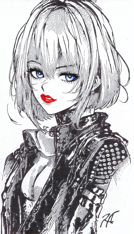 复古风格线稿 Old style Raw LineArt Sketch for SD3 v1.0