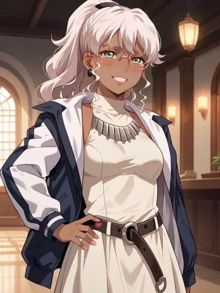 Naomi Ortman ( Metallic Rouge ) ( 3 Outfits)