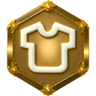 Gold Clothing Badge