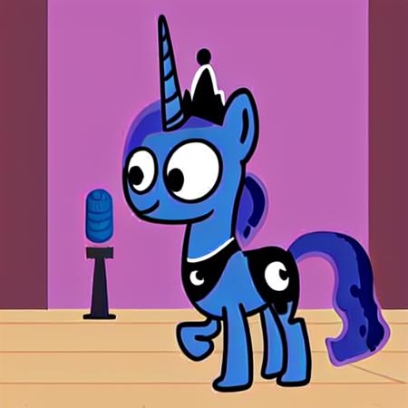 (princess luna), pony, feral, [:(algebralien),:0.2] solo <lora:Algebraliens-000002:0.69>