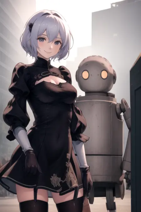 Machine x 2B (Nier Automata)