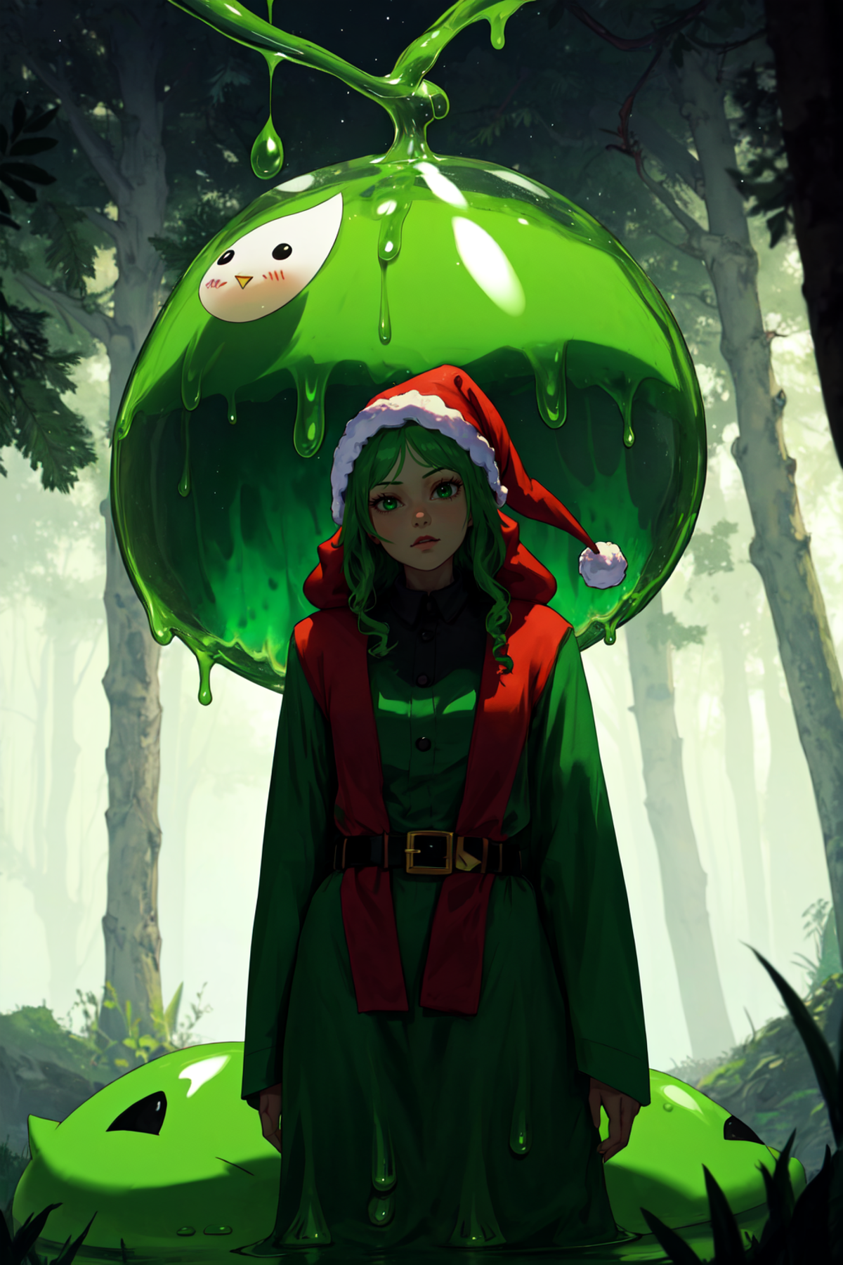 Mrs Claus Reincarnating as a Slime image by duskfallcrew