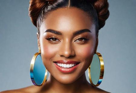 (masterpiece, high quality, embracing flaws, appreciating imperfections, beauty in authenticity, close-up portrait, dramatic lighting, trending on Instagram), unique, individuality, personal style, self-expression, emotional, genuine, authentic, realistic, photorealistic, facial features, character details, natural beauty, diversity, embrace, self-love, real beauty, genuine smile, raw emotion, diverse beauty, confident, self-acceptance, inclusivity, diversity