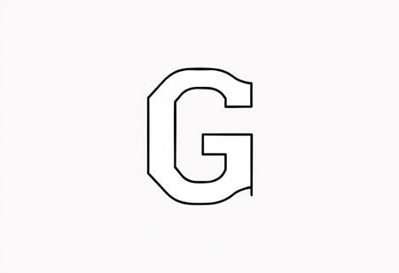 Text "G", black text outline