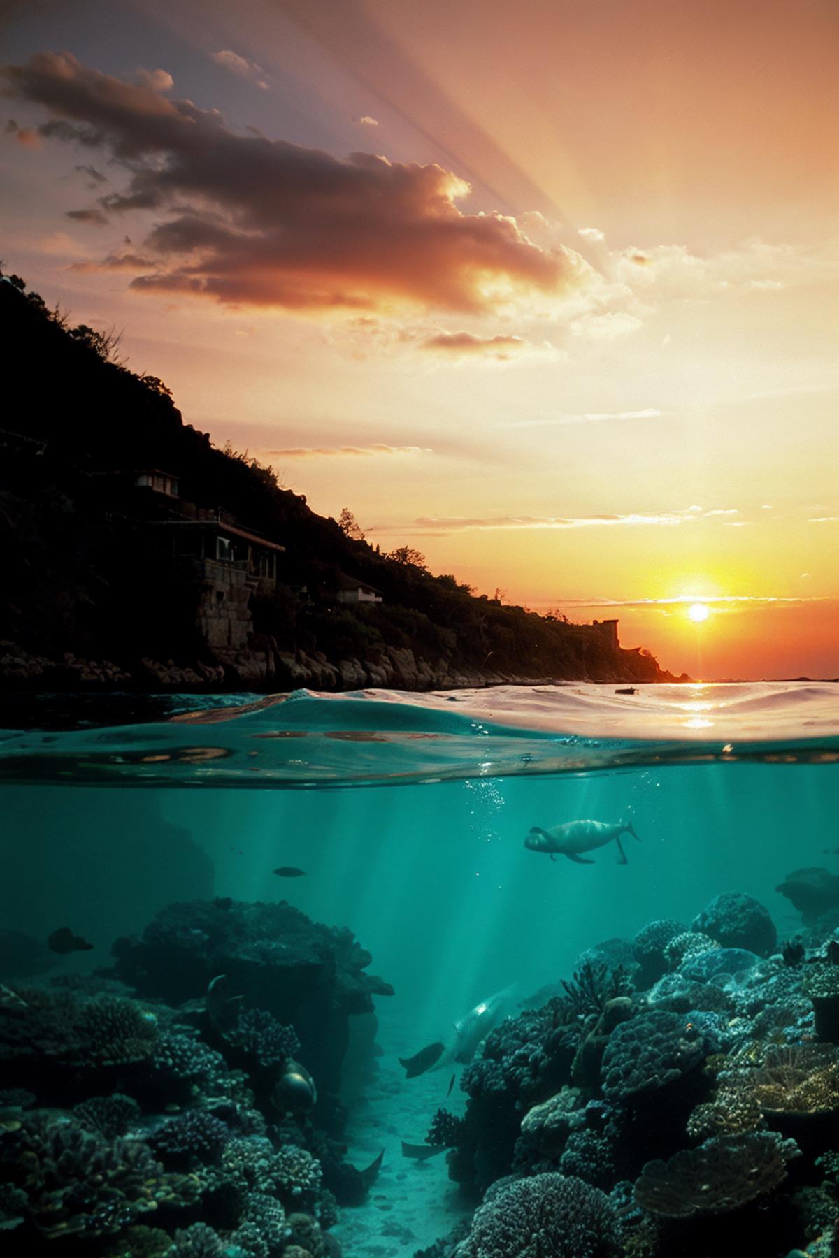 Waterline (Over-Under / Split-shot Underwater Photography) image by CGArtist