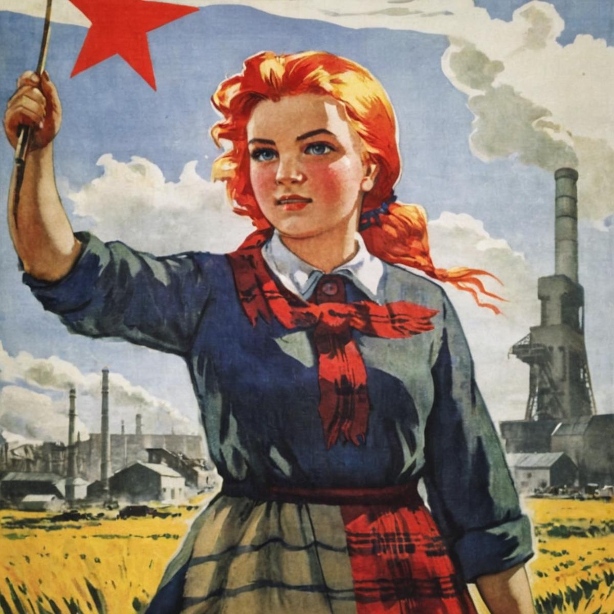 Soviet poster XL image by led_xiii