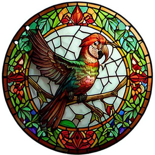 Stained glass circle image by simpledit