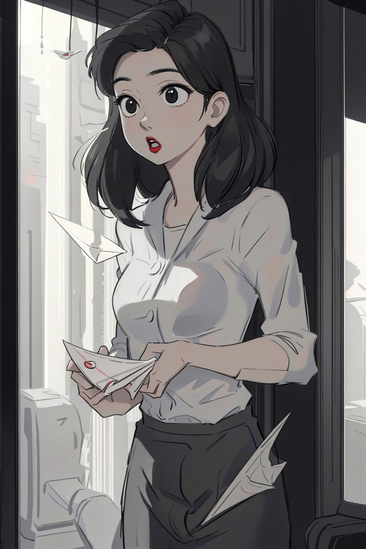 Paperman - Meg image by chrgg