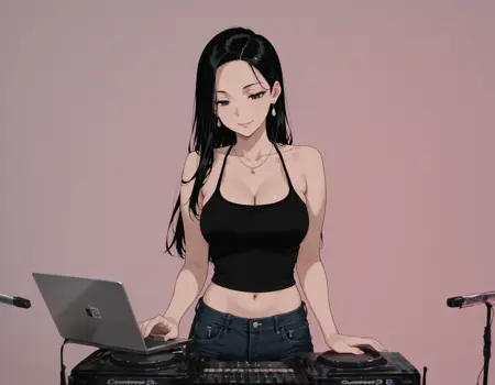 Poses : DJ
