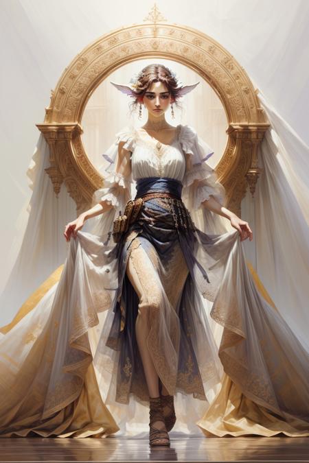 score_9, score_8_up, 8, score_7_up, solo,  
fantasy style, masterpiece, 8k, dynamic pose, 20 y.o, <lora:Fantasy_Classes_SD:1>,

(Dungeons and Dragons) Thorough, analog style, eye focus, highest quality, (highly detailed skin), full body, photo of a exquisitely beautiful,

BREAK
(absurdres, highres, best quality, masterpiece:1.4), score_9, score_8_up, score_7_up, score_6_up, detailed, detailed body, detailed face, (culDraenei, female, purple eyes, no sclera, no pupils, athletic, tall, slim, pale skin, grey skin, long ears), loose long blue dress, yellow pendant, sleeveless, cheerful, (((full body))), posing, (((white background, plain background))), (((no objects in background)))

sharp focus, dappled lighting, (backlighting:0.7), film grain, photographed on a Sony A7R IV, 18mm F/1.7 cine lens, (highly detailed, intricately detailed), 8k, HDR, seductively posing

BREAK
(EyesHD:1.2), (4k,8k,Ultra HD), masterpiece, best quality, ultra-detailed, very aesthetic, sharp focus, depth of field, ray tracing, best lighting, detailed illustration, detailed background, cinematic, 
BREAK 
detailed background, dynamic action image,

BREAK
oil painting, BadDream, negative_hand, NEG_EMBED_STABLE_YOGI_V3, FastNegativeV2, AissistV2
(detailed:1.3), (sharp focus:1.1), medieval style, (expressive face:1.2),,