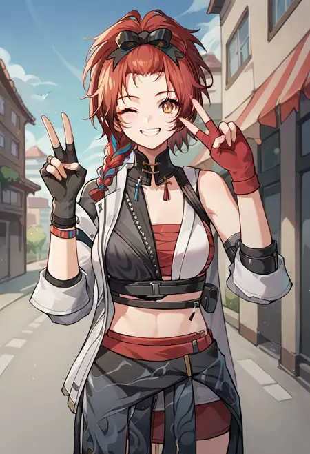 Chixia (熾霞) - Wuthering Waves (鸣潮) [Pony]