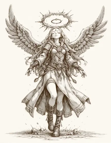 Fantasy Graphite Sketch