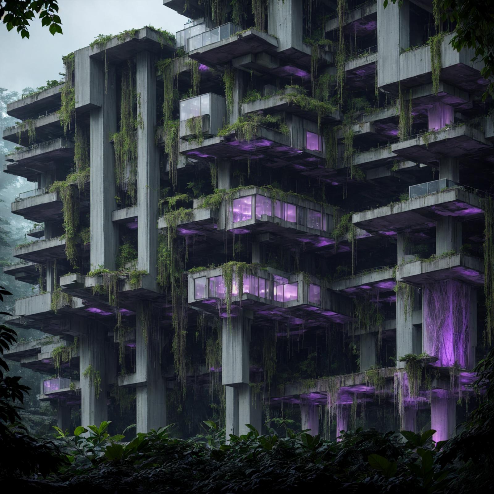 Brutalist Luminescent Jungle image by jilt