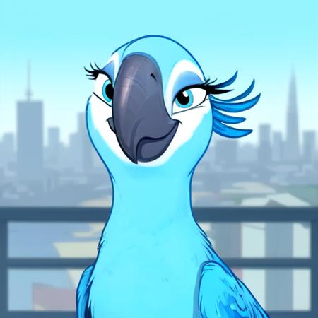 Jewel spix macaw blue feathers female