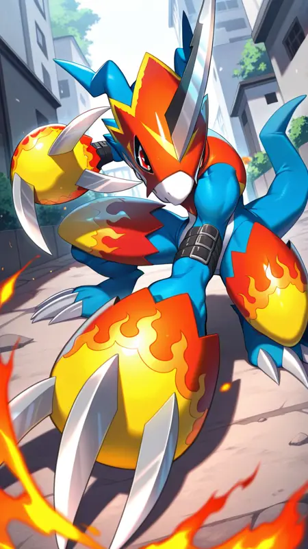 Flamedramon (Digimon) - Illustrious