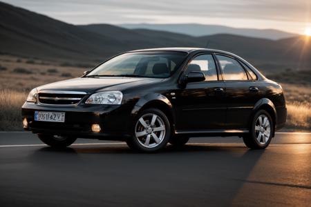 photo of a chevylcht car, 8k uhd, high quality, road, sunset, motion blur, depth blur, cinematic, filmic image 4k, 8k with [George Miller's Mad Max style]. The image should be [ultra-realistic], with [high-resolution] captured in [natural light]. The lighting should create [soft shadows] and showcase the [raw] and [vibrant colors], volumetric dtx, depth blur, blurry background, bokeh, (motion blur:1.001) <lora:chevylcht:1>