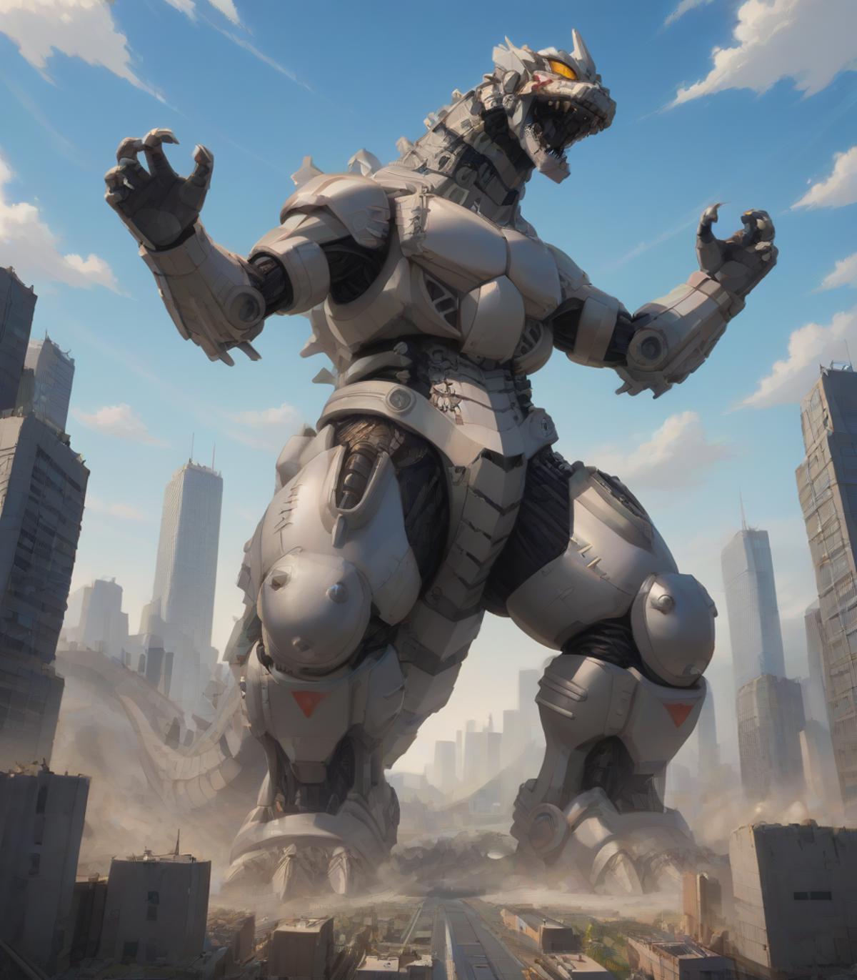 Mechagodzilla (Kiryu, 2002) - v0.5 | Stable Diffusion LoRA | Civitai