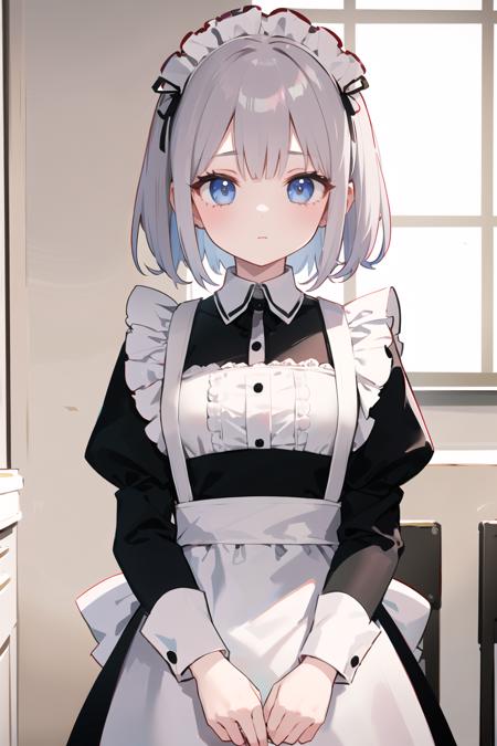 1girl,maid,<lora:smooth skin v1.3.2:1>,