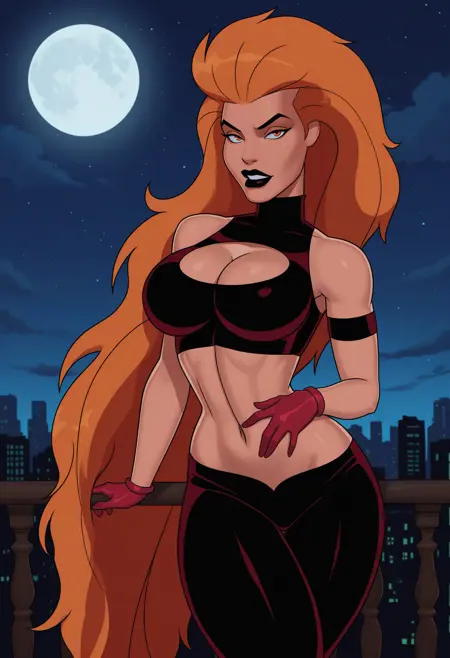 Volcana, Claire Selton, (Something Unlimited/DC comics), LoRA, Illustrious XL