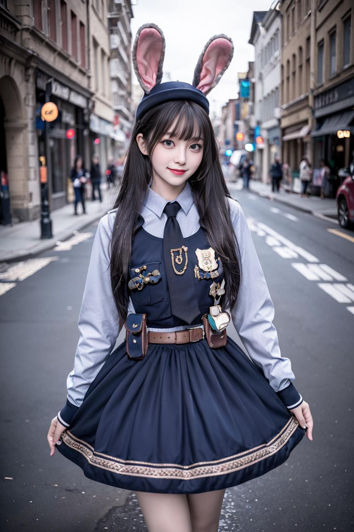 Rabbit officer | 兔子警官 image by cyberAngel_