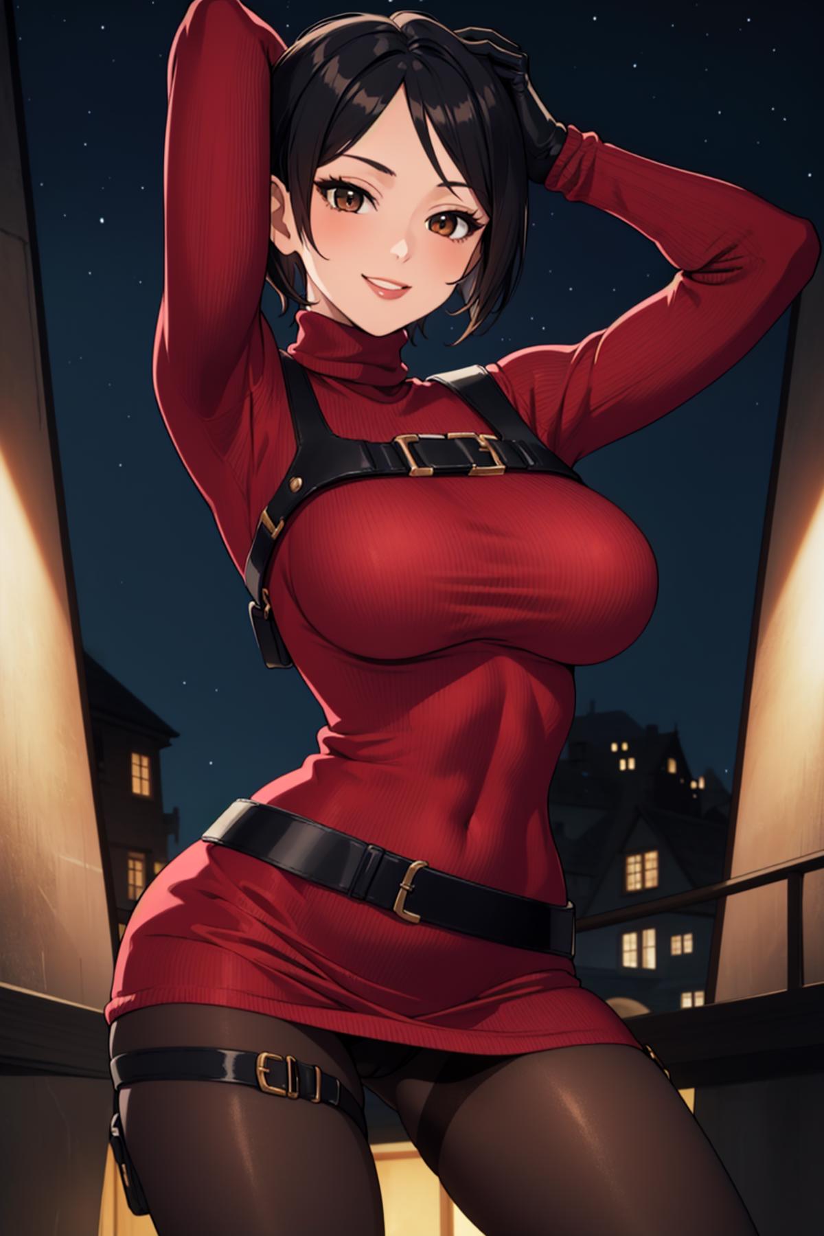 Ada Wong (Resident Evil) LoRA | 4 Outfits image