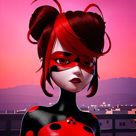 Marinette "Emo/ShadyBug" [Pony]