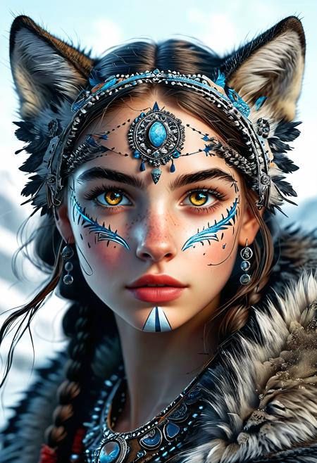 (girl|wolf:0.5), 8k, intricate details, HKMagic <lora:MJ52:0.5>  <lora:add-detail-xl:1.5>  <lora:hkmagicV2:0.7>