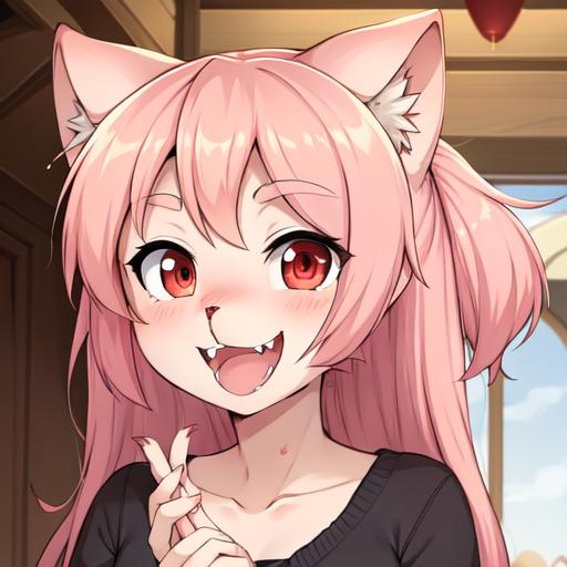 Cat Anime GIF - Cat Anime Smile - Discover & Share GIFs