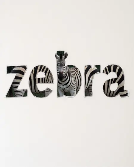 cutout letters - silly experiment