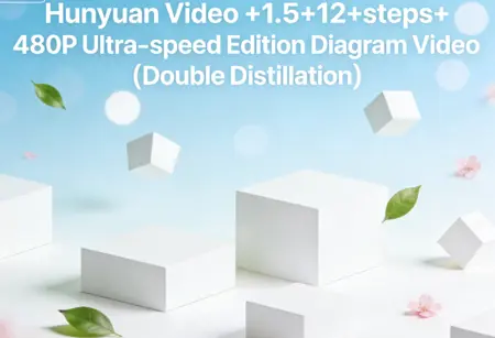 Hunyuan Video +1.5+12+steps+480P Ultra-Speed Edition Diagram Video (Double Distillation)
