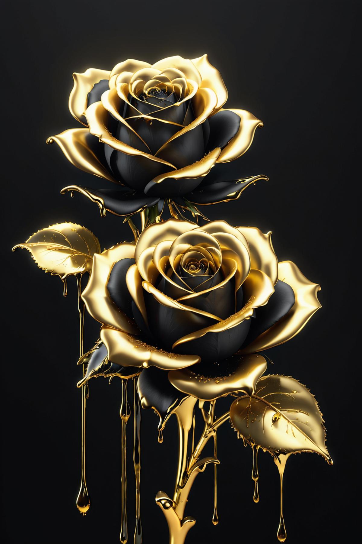 Black rose  Rose gold wallpaper, Gold wallpaper iphone, Black rose