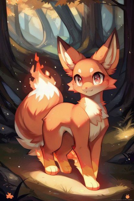 Foxparks  Flaming tail Flaming paws