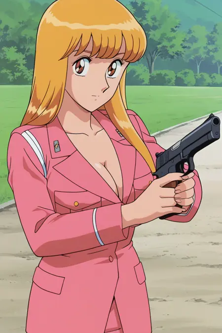 [Kochikame] [Reiko Akimoto] [1990s] [Retro Artstyle] [Movie Version] [Illustrious] [IL]