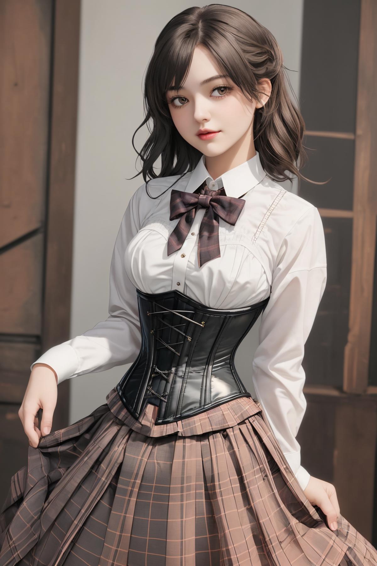 Corset Plaid Skirt By Stable Yogi image by ditters