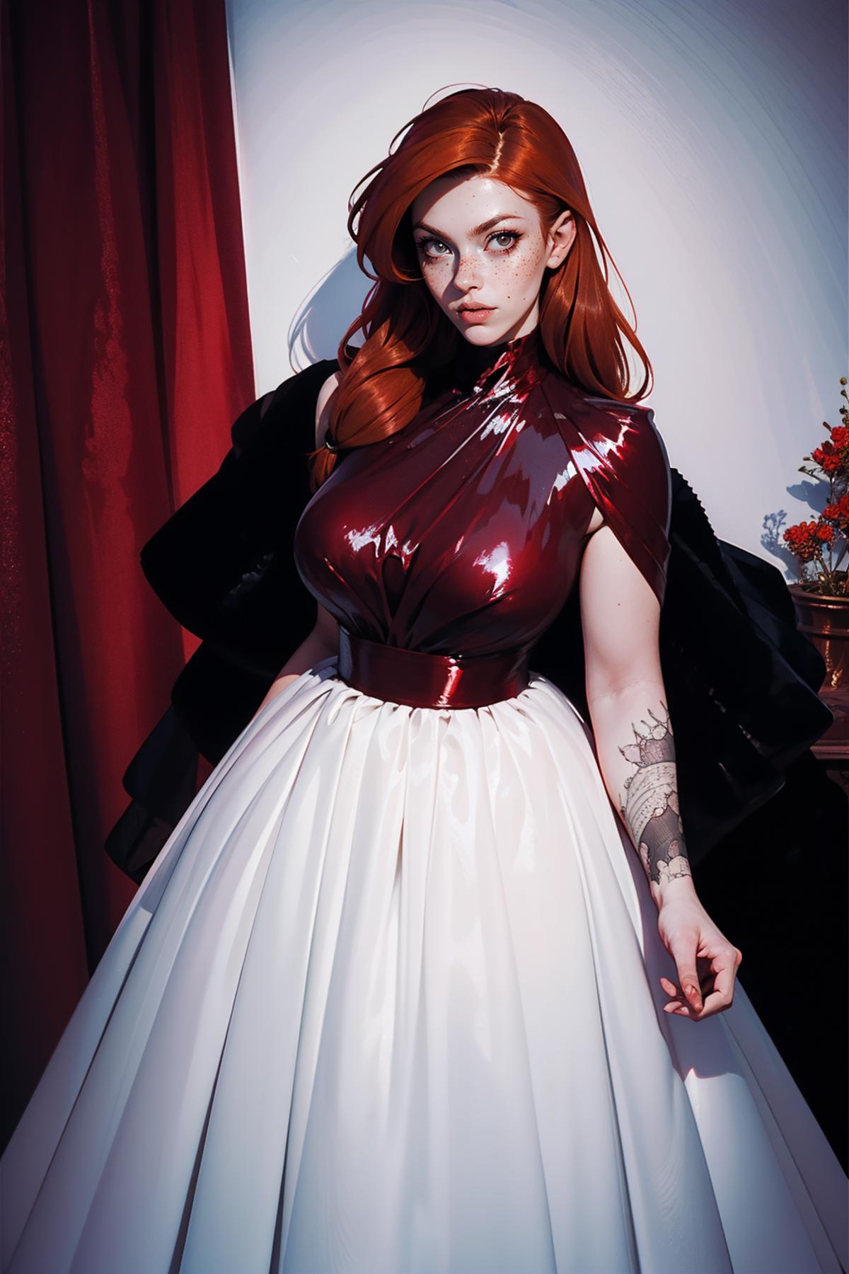 Red Rubber Dress image by freckledvixon