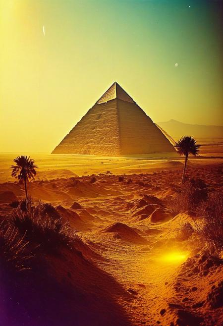 ()Hyoer Realistic:2.0)Polaroid picture 
an image of Ancient Egyptian pyramids, bathed in golden light, as a shimmering portal materializes beneath. The portal's iridescent glow illuminates the desert sands, beckoning travelers to enter. Capture the contrast between the ancient structures and the (futuristic, utopian universe within, teeming with lush vegetation, gleaming spires, and hovering spacecraft. Incorporate a sense of wonder and discovery, as the secrets of the pyramids unlock a gateway to a brighter, intergalactic future: 2.1)
BREAK 
(The Tatra Mountains in Poland are a stunning range known for their rugged peaks, alpine meadows, and crystal-clear lakes. Straddling the border with Slovakia, they offer dramatic landscapes ideal for hiking, skiing, and mountaineering. The Tatras are part of the Carpathian mountain range and provide breathtaking vistas, diverse wildlife, and serene natural beauty.:2.5)