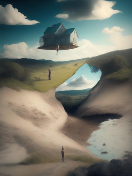 <lora:ErikJohansson:1>reality or illusion, landscape, surreal