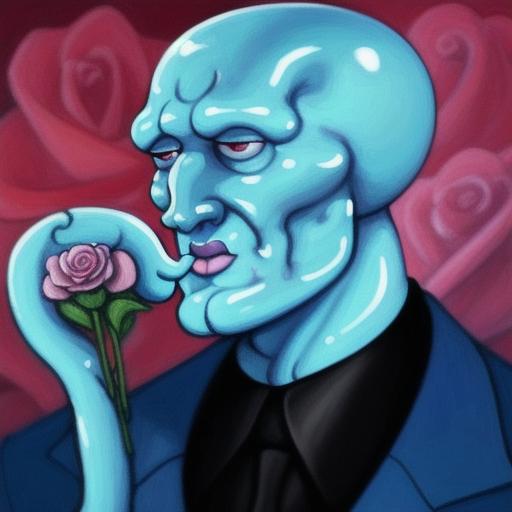 Handsome Squidward image by GetAiKOFi