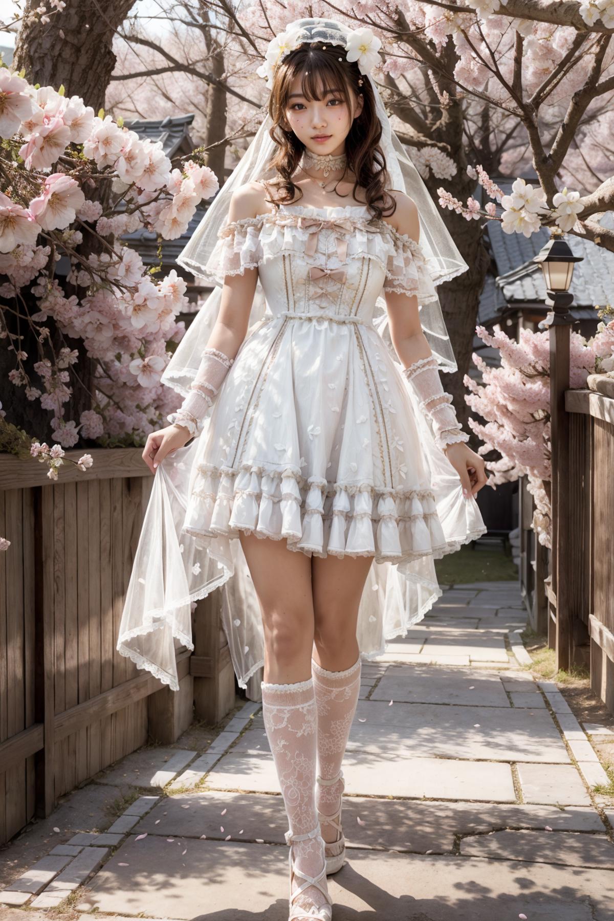 【蝶羽光迹】Dress No.6 White Dress image by feetie