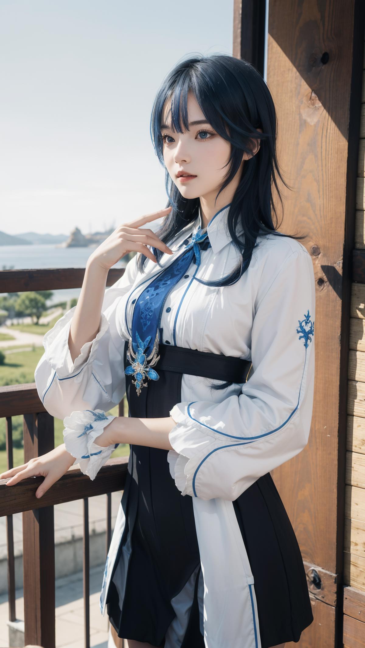 Eula Lawrence（genshin impact)_优菈·劳伦斯（原神） image by huizi_uud